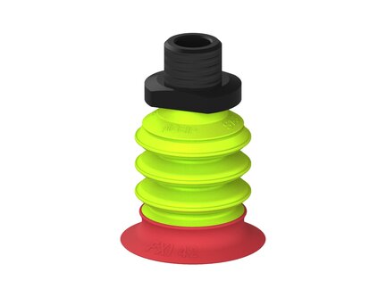 Przysawka piGRIP, warga elastyczna wzmocniona, Ø42 mm, 3 mieszki, podstawa typ 1, NPT 3/8" zew., (G.FXI42T18.B3.S1.NT38M.00) (9960220) - Piab