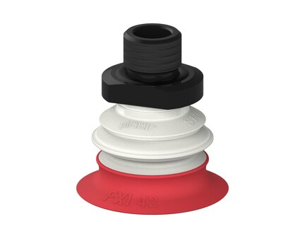 Przysawka piGRIP Ø42 mm, 1 mieszek, podstawa typ 1, gwint M16x1.5 zew.,, FDA (G.FXI42T18.B1.S1.MMF16M.00.FDA) (9953162) - Piab