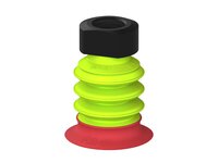Przysawka piGRIP, warga elastyczna wzmocniona, Ø42 mm, 3 mieszki, podstawa typ 1, G3/8" wew., filtr siatkowy (G.FXI42T18.B3.S1.G38F.01) (9941233) - Piab