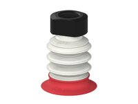 Przysawka piGRIP, warga elastyczna wzmocniona, Ø42 mm, 3 mieszki, podstawa typ 1, G3/8" wew.,, FDA (G.FXI42T18.B3.S1.G38F.00.FDA) (9948436) - Piab