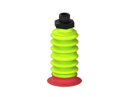 Przysawka piGRIP, warga elastyczna z pierśc. wzmac.Ø42 mm, 6 mieszków (3+3), podstawa typ 1, G1/4" zew., piSAVE 03/60 (G.FXI42T18.B6.S1.G14M.13) (9969596) - Piab