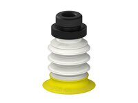 Przysawka piGRIP, warga elastyczna wzmocniona, Ø42 mm, 3 mieszki, podstawa typ 1, G1/2" zew., filtr siatkowy, FDA (G.FXI42T30.B3.S1.G12M.01.FDA) (9957433) - Piab