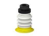 Przysawka piGRIP, warga elastyczna wzmocniona, Ø42 mm, 3 mieszki, podstawa typ 1, G1/2" zew., filtr siatkowy, FDA (G.FXI42T30.B3.S1.G12M.01.FDA) (9957433) - Piab
