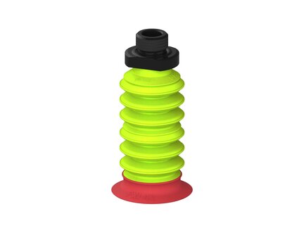 Przysawka piGRIP, warga elastyczna z pierśc. wzmac.Ø42 mm, 6 mieszków (3+3), podstawa typ 1, G3/8" zew., (G.FXI42T18.B6.S1.G38M.00) (9949584) - Piab