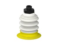 Przysawka piGRIP, warga elastyczna wzmocniona, Ø42 mm, 3 mieszki, podstawa typ 1, G1/8" zew., filtr siatkowy, FDA (G.FXI42T30.B3.S1.G18M.01.FDA) (9957432) - Piab