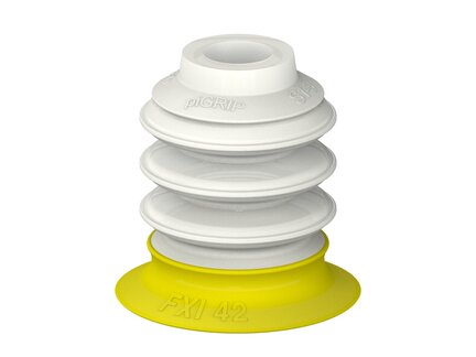 Przysawka piGRIP, warga elastyczna wzmocniona, Ø42 mm, 3 mieszki, podstawa typ 1, FDA (G.FXI42T30.B3.S1.XXX.00.FDA) (9943732) - Piab