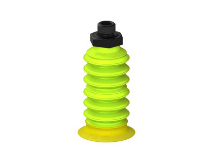 Przysawka piGRIP, warga elastyczna z pierśc. wzmac.Ø42 mm, 6 mieszków (3+3), podstawa typ 1, G1/4" zew., piSAVE 04/60 (G.FXI42T30.B6.S1.G14M.14) (9972102) - Piab