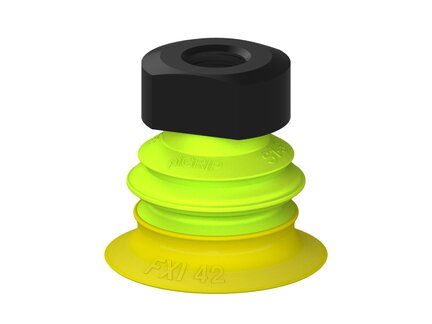 Przysawka piGRIP Ø42 mm, 1 mieszek, podstawa typ 1, NPT 1/4" wew., (G.FXI42T30.B1.S1.NT14F.00) (9939652) - Piab
