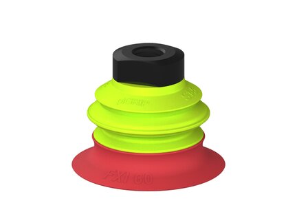 Przysawka piGRIP Ø60 mm, 1 mieszek, podstawa typ 1, G1/4" wew., (G.FXI60T18.B1.S1.G14F.00) (9942525) - Piab