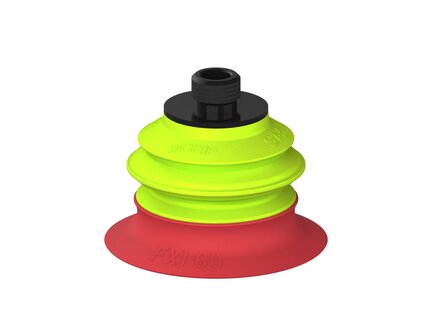 Przysawka piGRIP Ø60 mm, 1 mieszek, podstawa typ 1, gwint niski G1/4" zew., (G.FXI60T18.B1.S1.GL14M.00) (9941489) - Piab
