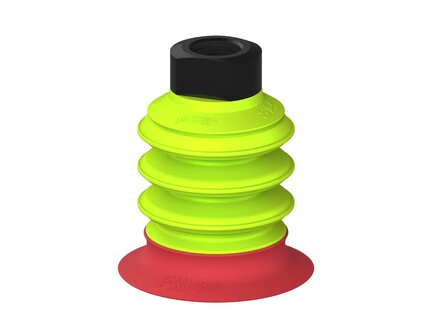 Przysawka piGRIP, warga elastyczna wzmocniona, Ø60 mm, 3 mieszki, podstawa typ 1, G3/8" wew., (G.FXI60T18.B3.S1.G38F.00) (9974847) - Piab