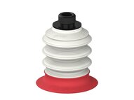 Przysawka piGRIP, warga elastyczna wzmocniona, Ø60 mm, 3 mieszki, podstawa typ 1, gwint niski G3/8" zew., filtr siatkowy, FDA (G.FXI60T18.B3.S1.GL38M.01.FDA) (9973729) - Piab