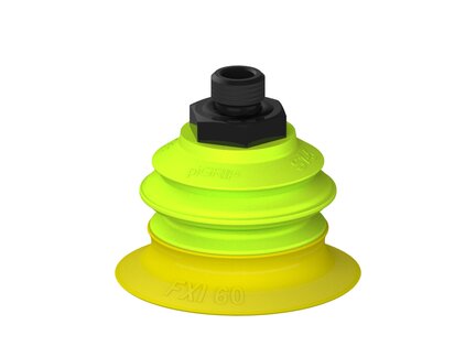 Przysawka piGRIP Ø60 mm, 1 mieszek, podstawa typ 1, G1/4" zew., (G.FXI60T30.B1.S1.G14M.00) (9939705) - Piab