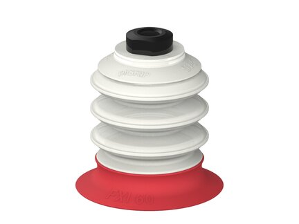 Przysawka piGRIP, warga elastyczna wzmocniona, Ø60 mm, 3 mieszki, podstawa typ 1,, FDA (G.FXI60T18.B3.S1.MM10F.00.FDA) (9969295) - Piab