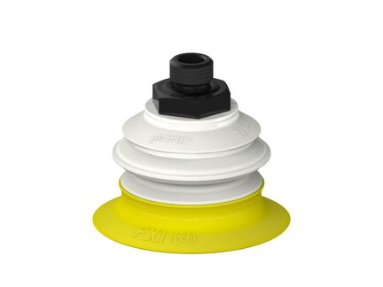 Przysawka piGRIP Ø60 mm, 1 mieszek, podstawa typ 1, G1/4" zew., piSAVE 04/60 (G.FXI60T30.B1.S1.G14M.14.FDA) (9949063) - Piab