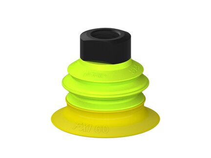 Przysawka piGRIP Ø60 mm, 1 mieszek, podstawa typ 1, G3/8" wew., (G.FXI60T30.B1.S1.G38F.00) (9940801) - Piab
