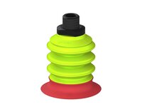 Przysawka piGRIP, warga elastyczna wzmocniona, Ø60 mm, 3 mieszki, podstawa typ 1, NPT 3/8" zew., filtr siatkowy (G.FXI60T18.B3.S1.NT38M.01) (9954335) - Piab