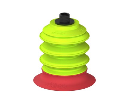 Przysawka piGRIP, warga elastyczna wzmocniona, Ø60 mm, 3 mieszki, podstawa typ 1, gwint niski NPT 1/8" zew., (G.FXI60T18.B3.S1.NTL18M.00) (9945237) - Piab