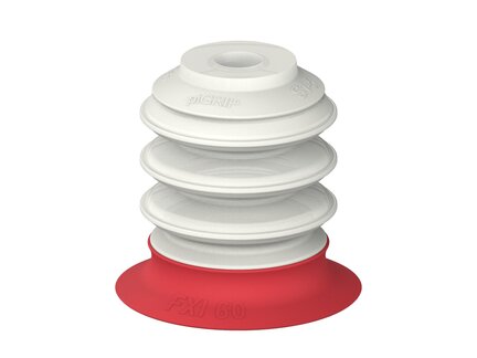 Przysawka piGRIP, warga elastyczna wzmocniona, Ø60 mm, 3 mieszki, podstawa typ 1, FDA (G.FXI60T18.B3.S1.XXX.00.FDA) (9973998) - Piab