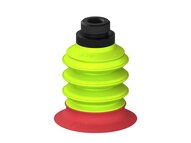 Przysawka piGRIP, warga elastyczna wzmocniona, Ø60 mm, 3 mieszki, podstawa typ 1, G1/2" zew., (G.FXI60T18.B3.S1.G12M.00) (9939570) - Piab