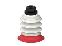 Przysawka piGRIP, warga elastyczna wzmocniona, Ø60 mm, 3 mieszki, podstawa typ 1, G1/2" zew., filtr siatkowy, FDA (G.FXI60T18.B3.S1.G12M.01.FDA) (9972004) - Piab