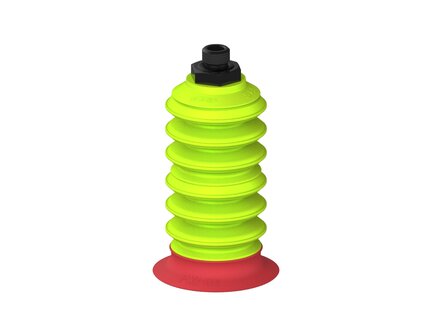 Przysawka piGRIP, warga elastyczna z pierśc. wzmac.Ø60 mm, 6 mieszków (3+3), podstawa typ 1, G1/4" zew., (G.FXI60T18.B6.S1.G14M.00) (9942450) - Piab