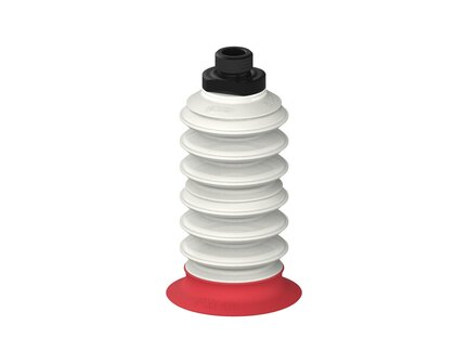 Przysawka piGRIP, warga elastyczna z pierśc. wzmac.Ø60 mm, 6 mieszków, (3+3), podstawa typ 1, G3/8" zew.,, FDA (G.FXI60T18.B6.S1.G38M.00.FDA) (9955484) - Piab
