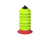 Przysawka piGRIP, warga elastyczna z pierśc. wzmac.Ø60 mm, 6 mieszków (3+3), podstawa typ 1, M6 zew., (G.FXI60T18.B6.S1.MM6M.00) (9959979) - Piab