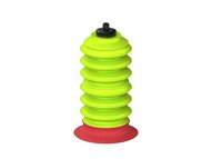 Przysawka piGRIP, warga elastyczna z pierśc. wzmac.Ø60 mm, 6 mieszków (3+3), podstawa typ 1, M6 zew., (G.FXI60T18.B6.S1.MM6M.00) (9959979) - Piab