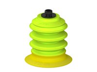 Przysawka piGRIP, warga elastyczna wzmocniona, Ø60 mm, 3 mieszki, podstawa typ 1, gwint niski G 1/8" zew., filtr siatkowy (G.FXI60T30.B3.S1.GL18M.01) (9971416) - Piab