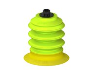 Przysawka piGRIP, warga elastyczna wzmocniona, Ø60 mm, 3 mieszki, podstawa typ 1, gwint niski G 1/8" zew., filtr siatkowy (G.FXI60T30.B3.S1.GL18M.01) (9971416) - Piab