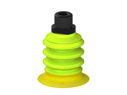 Przysawka piGRIP, warga elastyczna wzmocniona, Ø60 mm, 3 mieszki, podstawa typ 1, NPT 1/2" zew., (G.FXI60T30.B3.S1.NT12M.00) (9958796) - Piab