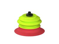 Przysawka piGRIP Ø84 mm, 1 mieszek, podstawa typ 1, gwint M8x1 zew., filtr siatkowy (G.FXI84T18.B1.S1.MMF8M.01) (9957964) - Piab