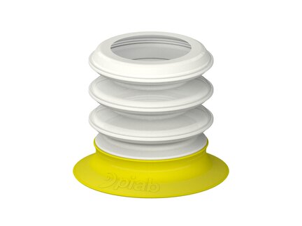 Przysawka piGRIP, warga elastyczna wzmocniona, Ø60 mm, 3 mieszki, FDA (G.FXI60T30.B3.S0.XXX.00.FDA) (9975380) - Piab