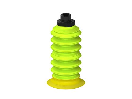 Przysawka piGRIP, warga elastyczna z pierśc. wzmac.Ø60 mm, 6 mieszków (3+3), podstawa typ 1, G3/8" zew., (G.FXI60T30.B6.S1.G38M.00) (9955920) - Piab
