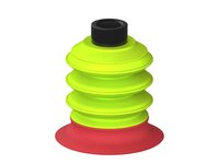 Przysawka piGRIP, warga elastyczna wzmocniona, Ø84 mm, 3 mieszki, podstawa typ 1, G1/2" wew., (G.FXI84T18.B3.S1.G12F.00) (9945509) - Piab