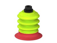 Przysawka piGRIP, warga elastyczna wzmocniona, Ø84 mm, 3 mieszki, podstawa typ 1, G1/2" zew., filtr siatkowy (G.FXI84T18.B3.S1.G12M.01) (9964556) - Piab