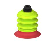 Przysawka piGRIP, warga elastyczna wzmocniona, Ø84 mm, 3 mieszki, podstawa typ 1, G1/2" zew., (G.FXI84T18.B3.S1.G12M.00) (9939571) - Piab
