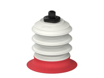 Przysawka piGRIP, warga elastyczna wzmocniona, Ø84 mm, 3 mieszki, podstawa typ 1, M12 zew., piSAVE 03/60 (G.FXI84T18.B3.S1.MM12M.13.FDA) (9947982) - Piab