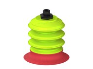 Przysawka piGRIP, warga elastyczna wzmocniona, Ø84 mm, 3 mieszki, podstawa typ 1, G1/4" zew., filtr siatkowy (G.FXI84T18.B3.S1.G14M.01) (9941098) - Piab