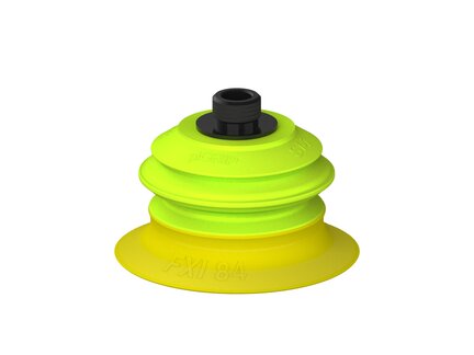 Przysawka piGRIP Ø84 mm, 1 mieszek, podstawa typ 1, gwint niski G3/8" zew., (G.FXI84T30.B1.S1.GL38M.00) (9974595) - Piab