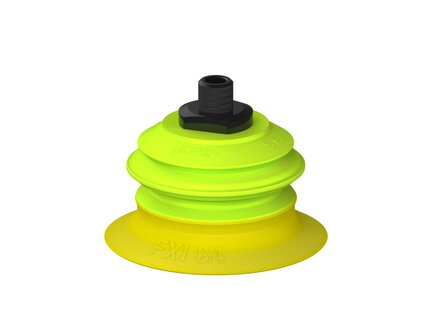 Przysawka piGRIP Ø84 mm, 1 mieszek, podstawa typ 1, NPT 1/4" zew., (G.FXI84T30.B1.S1.NT14M.00) (9961244) - Piab