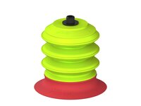 Przysawka piGRIP, warga elastyczna wzmocniona, Ø84 mm, 3 mieszki, podstawa typ 1, gwint niski NPT 1/8" zew., (G.FXI84T18.B3.S1.NTL18M.00) (9949972) - Piab