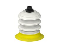 Przysawka piGRIP, warga elastyczna wzmocniona, Ø84 mm, 3 mieszki, podstawa typ 1, G1/4" zew., piSAVE, dławik 1,0 mm, FDA (G.FXI84T30.B3.S1.G14M.04.FDA) (9949430) - Piab