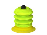Przysawka piGRIP, warga elastyczna wzmocniona, Ø84 mm, 3 mieszki, podstawa typ 1, G1/8" zew., filtr siatkowy (G.FXI84T30.B3.S1.G18M.01) (9944197) - Piab