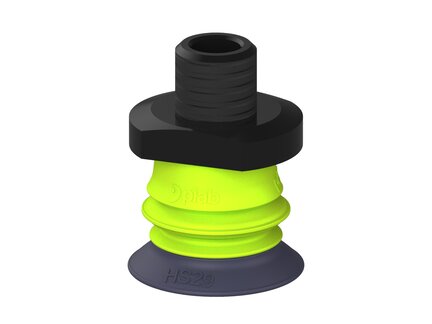 Przysawka piGRIP, warga do gorących pow., Ø29 mm, HNBR 50°, 1 mieszek, podstawa typ 1, NPT 1/4" zew., (G.HS29HN50.B1.S1.NT14M.00) (9947429) - Piab