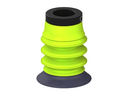 Przysawka piGRIP, warga do gorących pow., Ø29 mm, HNBR 50°, 3 mieszki, podstawa typ 1, (G.HS29HN50.B3.S1.PD11X.00) (9916841) - Piab