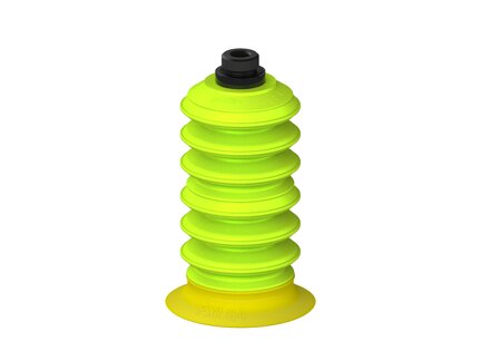 Przysawka piGRIP, warga elastyczna z pierśc. wzmac.Ø84 mm, 6 mieszków (3+3), podstawa typ 1, G1/2" zew., (G.FXI84T30.B6.S1.G12M.00) (9970076) - Piab