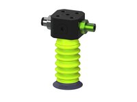 Przysawka piGRIP, warga do gorących pow., Ø29 mm, HNBR 50°, 6 mieszków (3+3), podstawa typ 1, (G.HS29HN50.B6.S1.CLX.00) (9914485) - Piab