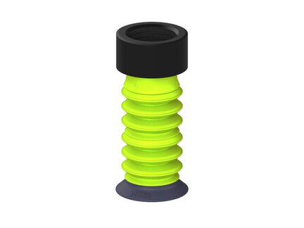 Przysawka piGRIP, warga do gorących pow., Ø29 mm, HNBR 50°, 6 mieszków (3+3), podstawa typ 1, G1/2" wew., piSAVE 05/60 (G.HS29HN50.B6.S1.G12F.18) (9912819) - Piab